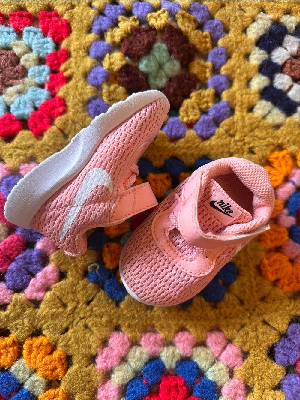 Nike Toddler Girl Sneakers With Velcro Strap